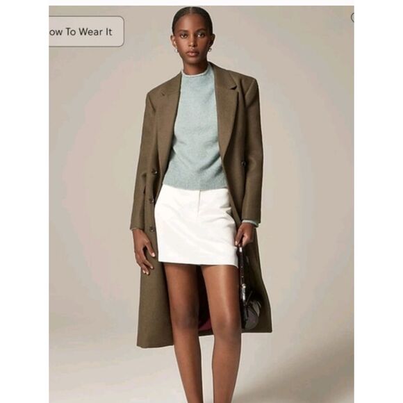 J. Crew Rollneck sweater in heather blue smocked super softer XXS - Picture 9 of 9